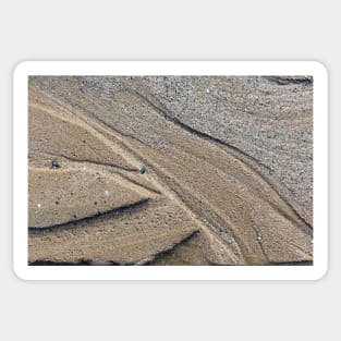 Rippled sand texture Sticker